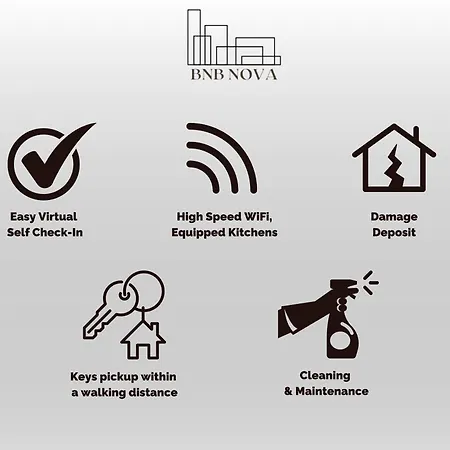 Bnbnova - Eiffel Tower & Champ De Mars - 1br باريس